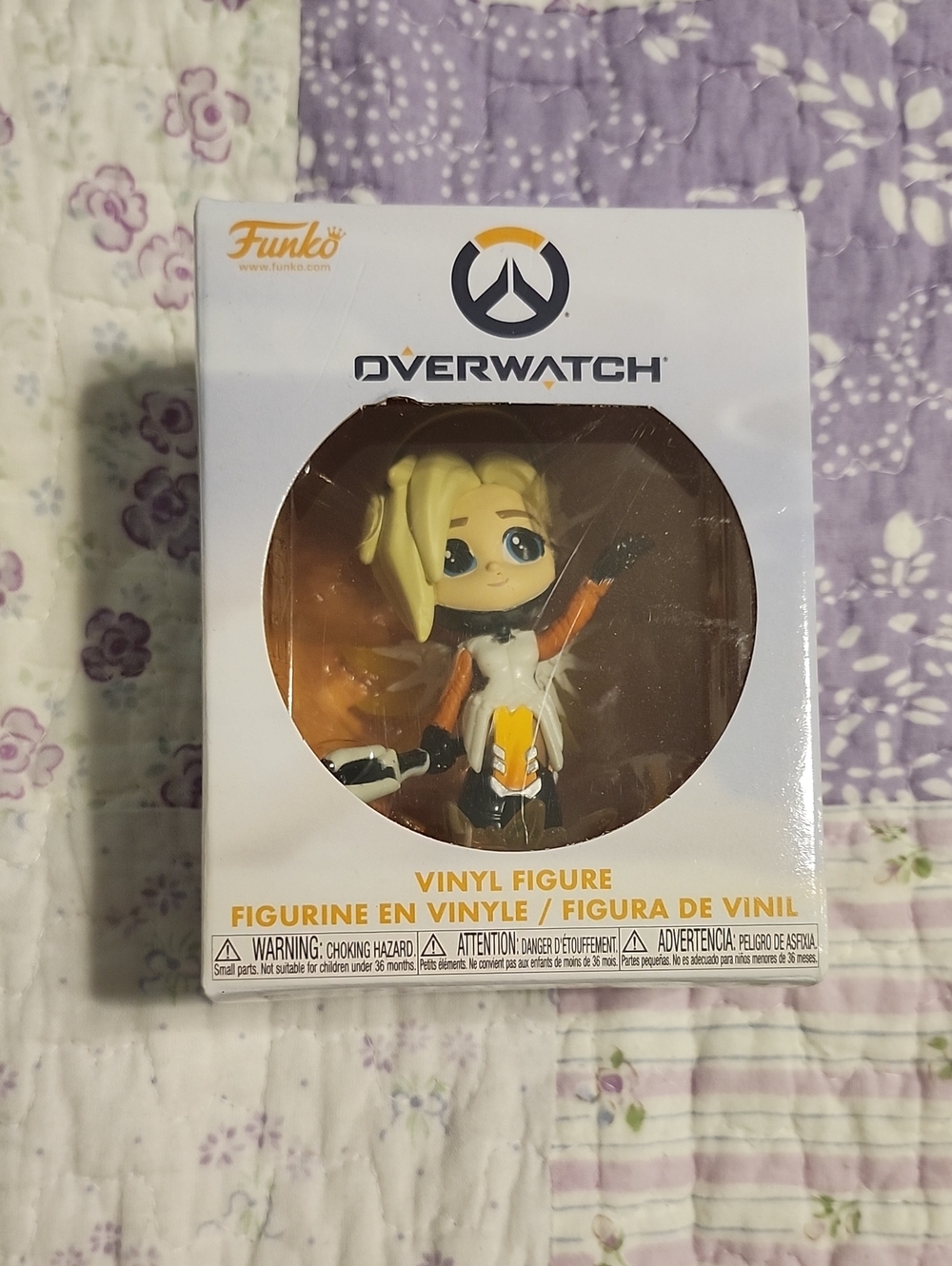 Funko Overwatch Mercy Vinyl Figure - White, Orange, Yellow
